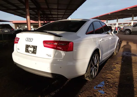 2013 Audi A6 3.0T Premium from USA, damaged, VIN WAUGGAFC8DN107420